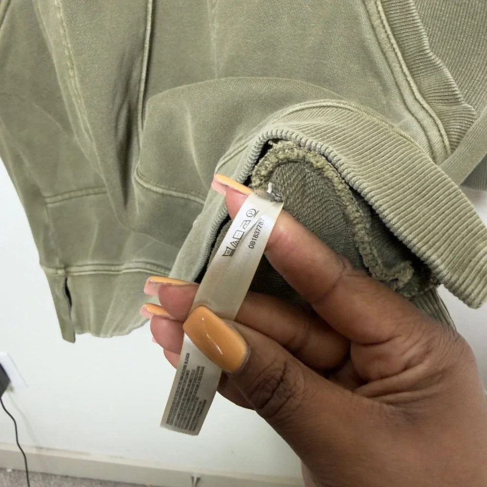 Anthropologie Daily Practice Women Cotton Meru Sweater Dress Large Quarter Zip - Picture 10 of 14